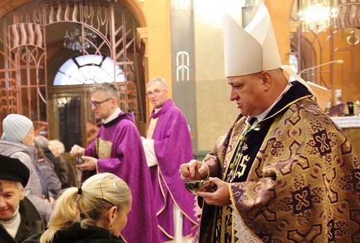 Środa Popielcowa w katedrze św. Mikołaja w Bielsku-Białej