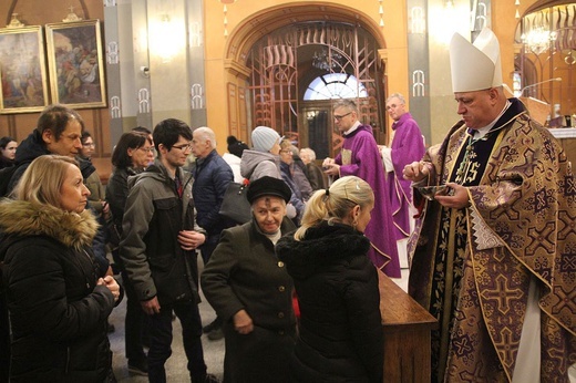 Środa Popielcowa w katedrze św. Mikołaja w Bielsku-Białej