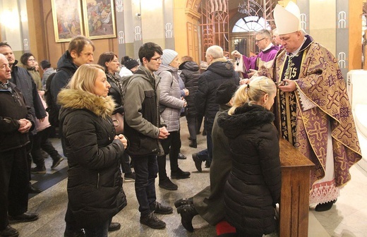 Środa Popielcowa w katedrze św. Mikołaja w Bielsku-Białej