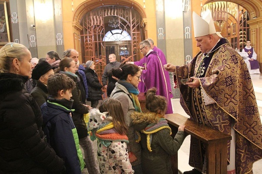 Środa Popielcowa w katedrze św. Mikołaja w Bielsku-Białej