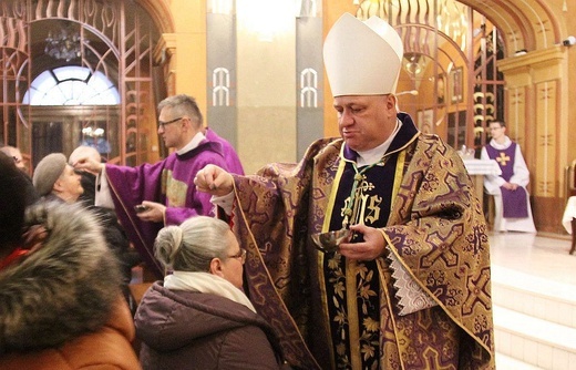 Środa Popielcowa w katedrze św. Mikołaja w Bielsku-Białej