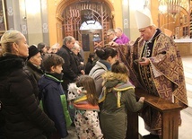 Środa Popielcowa w katedrze św. Mikołaja.