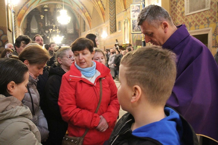 Środa Popielcowa w konkatedrze Narodzenia NMP w Żywcu