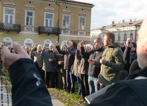 Po raz pierwszy panowie spotkali się na Męskim Różańcu w październiku ubiegłego roku.