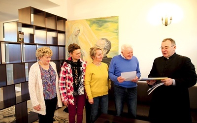 Erygowanie Parafialnego Zespołu Caritas w Mściwie.