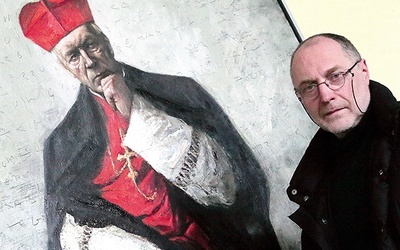 ◄	− On swoim niebanalnym życiem, myśleniem, słowami, decyzjami niezwykle mocno odcinał się od otaczającej go szarzyzny − mówi artysta o Prymasie Tysiąclecia.