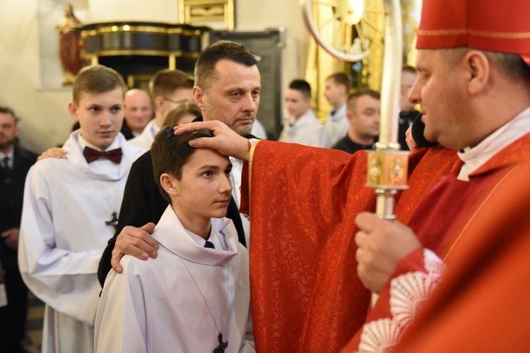 Bierzmowanie w Nowym Wiśniczu