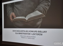 Etap diecezjalny XXVII Ogólnopolskiego Konkursu Biblijnego dla Ministrantów i Lektorów