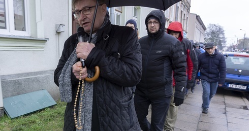 Męski Różaniec w Koszalinie