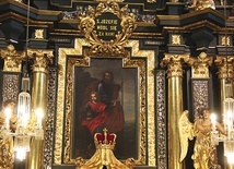 Obraz patrona w głównym ołtarzu.