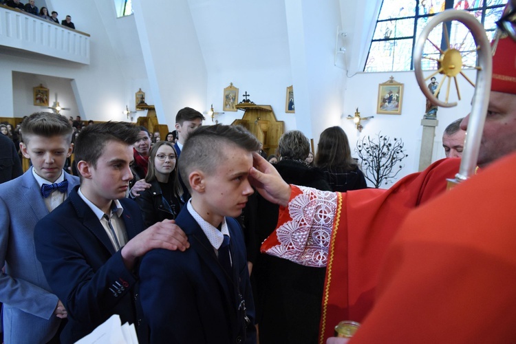 Bierzmowanie w Jodłowniku