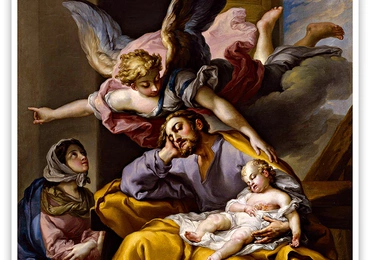 Vicente López Portaña "Sen św. Józefa", olej na płótnie, 1805 r. Muzeum Prado, Madryt