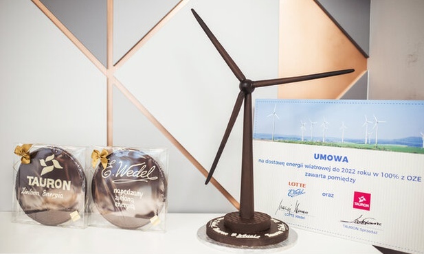 Zielona energia dla czekoladowego giganta