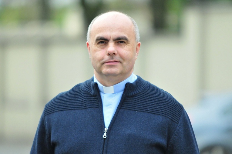 Ks. Adam Bab - proboszcz parafii św. Józefa w Lublinie.