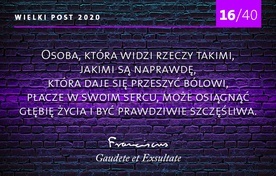 Osiągnąć głębię życia. 16/40 rad papieża Franciszka