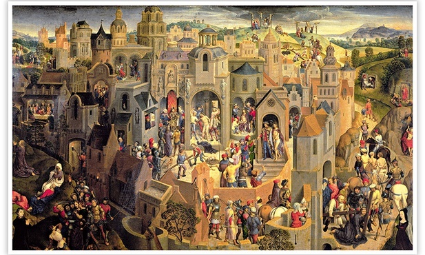 Hans Memling "Męka Chrystusa", olej na desce, ok. 1470Galeria Sabaudzka, Turyn