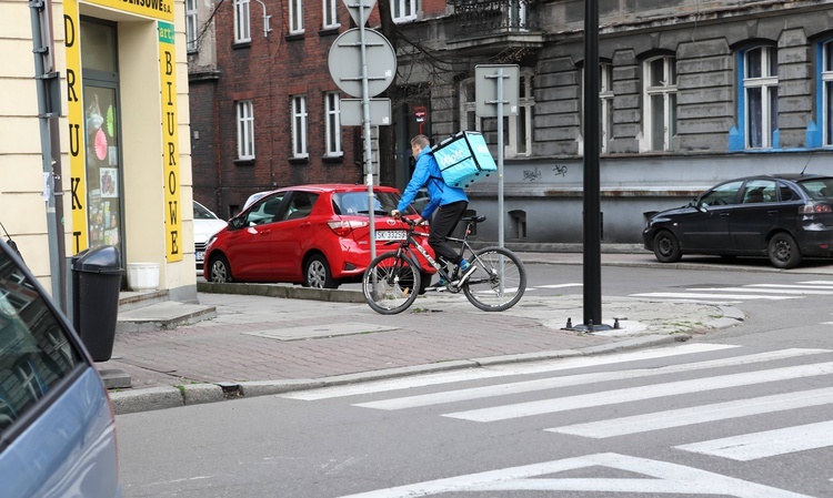 Puste Katowice w czasie epidemii.