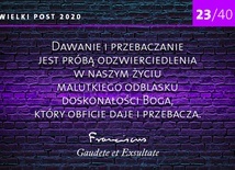 Malutki odblask doskonałości Boga. 23/40 rad papieża Franciszka