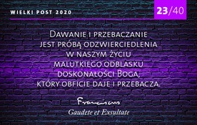 Malutki odblask doskonałości Boga. 23/40 rad papieża Franciszka