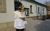 Błogosławieństwo i Koronka do Bożego Miłosierdzia z wieży konkatedry w Żywcu