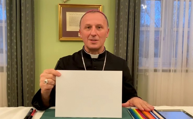 Biskup rysuje żaglówkę, czyli internetowe rekolekcje dla dzieci