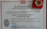 Dokument poświadczający autentyczność relikwii św. Szymona z Lipnicy.
