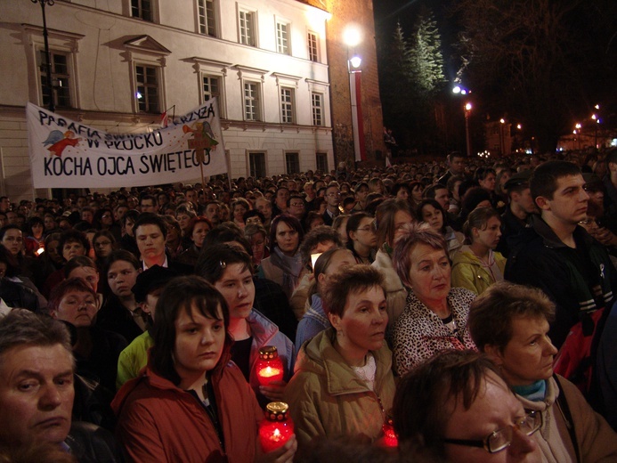 Tak Płock żegnał papieża