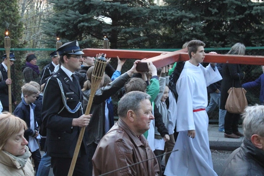 Tak było w 2014 roku - Miejska Droga Krzyżowa w Bielsku-Białej Leszczyny - Złote Łany