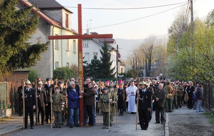 Tak było podczas Miejskiej Drogi Krzyżowej w 2014 roku na Leszczynach.