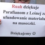 "Ruah" szyje w Czańcu maseczki dzięki pomocy darczyńców