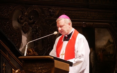 Bp Wiesław Szlachetka, biskup pomocniczy archidiecezji gdańskiej.