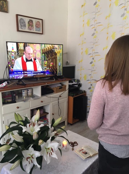 Msza św. w domu - zdjęcia Czytelników