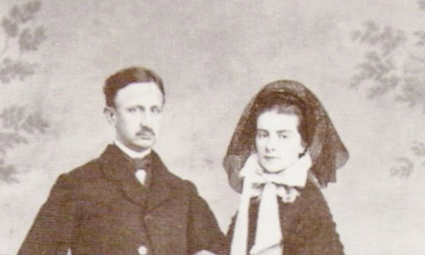 Franciszek II, ostatni król Królestwa Obojga Sycylii,  z żoną Marią Zofią (1865 r.).