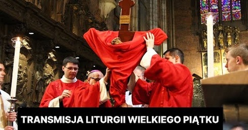 Liturgia Wielkiego Piątku w katedrze wrocławskiej - 10 kwietnia 2020