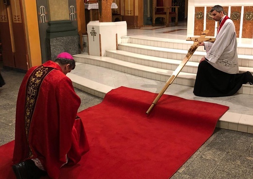 Liturgia Wielkiego Piątku w katedrze św. Mikołaja w Bielsku-Białej - 2020