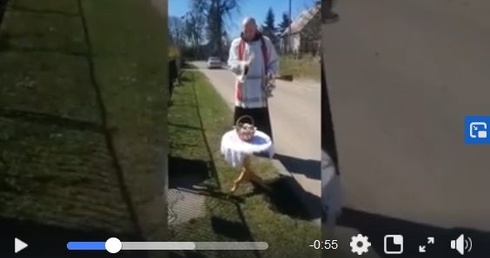 Święcenie pokarmów w czasie epidemii 