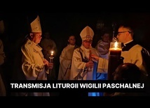 Wigilia Psachalna w katedrze wrocławskiej - 11 kwietnia 2020.