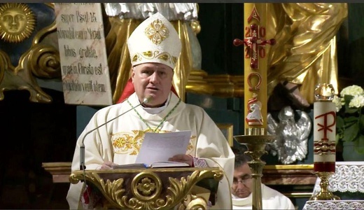 Liturgia Wigilii Paschalnej w konkatedrze w Żywcu - 2020