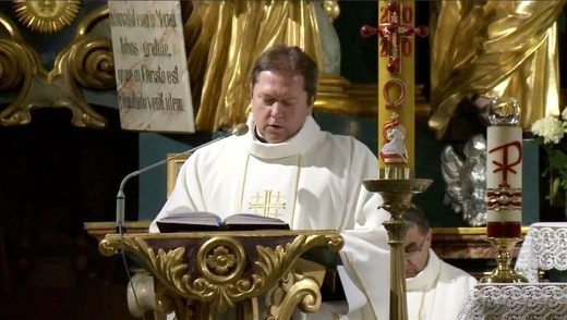 Liturgia Wigilii Paschalnej w konkatedrze w Żywcu - 2020