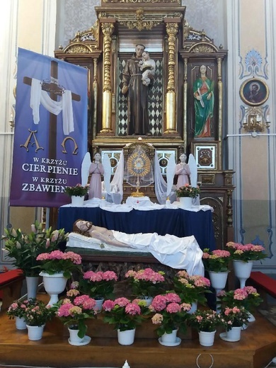 Łopacin. Grób Pański w parafii św. Leonarda