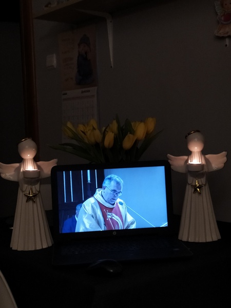 Msza św. w domu - zdjęcia Czytelników