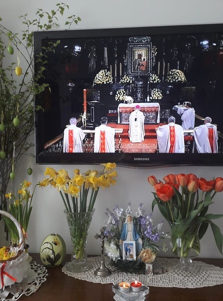 Msza św. w domu - zdjęcia Czytelników