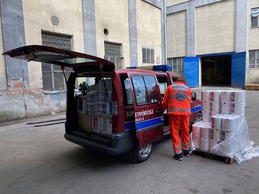 Caritas i Velvet Care dla szpitali na Podbeskidziu