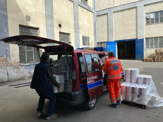 Caritas i Velvet Care dla szpitali na Podbeskidziu