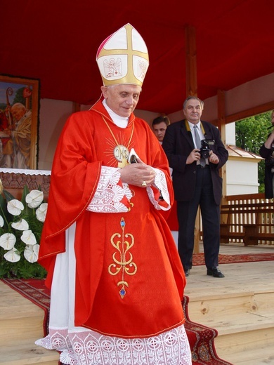 Modlitwa kardynała Ratzingera w Szczepanowie