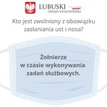 Kto jest zwolniony z obowiązku zasłaniania ust i nosa?