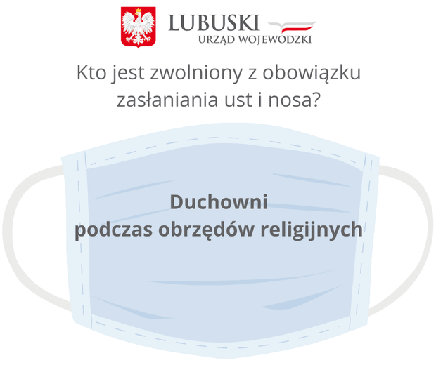 Kto jest zwolniony z obowiązku zasłaniania ust i nosa?