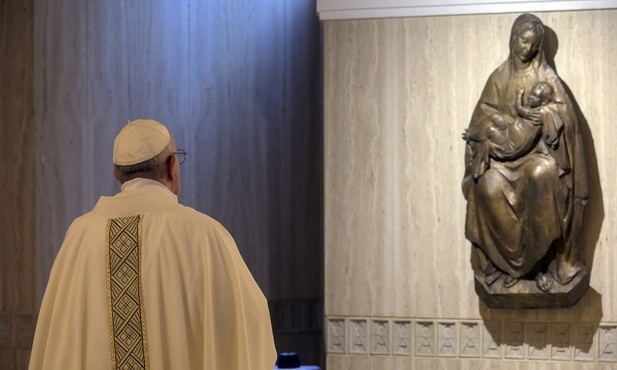 Franciszek powtarza za prorokiem: Teraz już nie płaczcie, zachowajcie radość, ponieważ radość w Panu jest waszą siłą