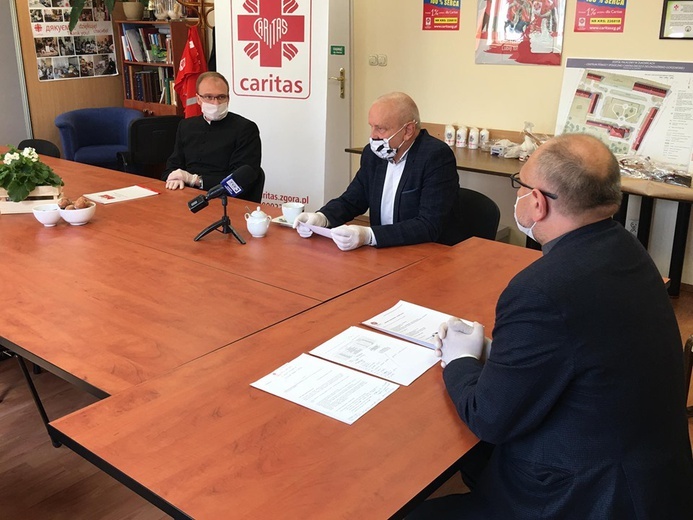 Konferencja prasowa Caritas