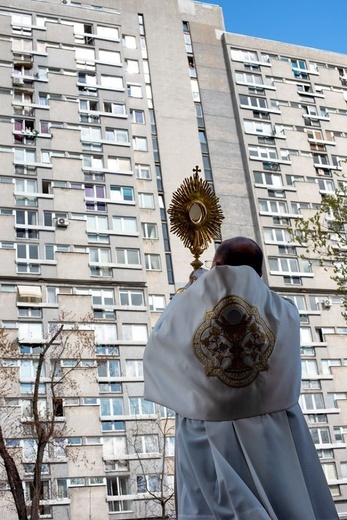 Błogosławieństwo w Niedzielę Miłosierdzia Bożego